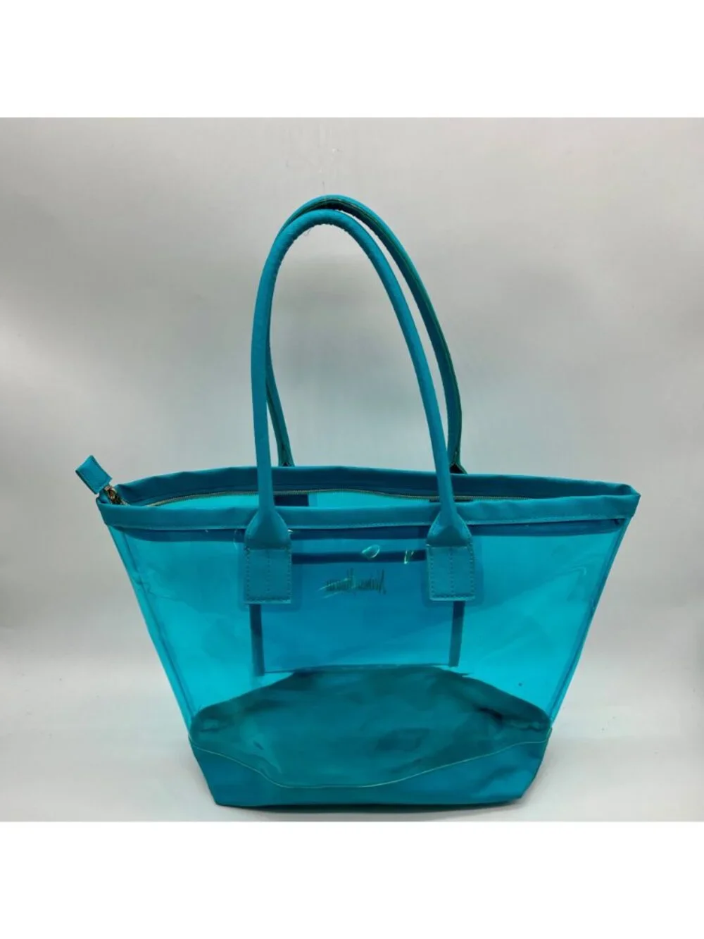 Neiman Marcus Blue Synthetic Tote Bag